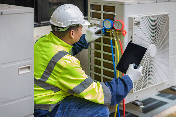 Professional Hvac technician working in Dennis, MA